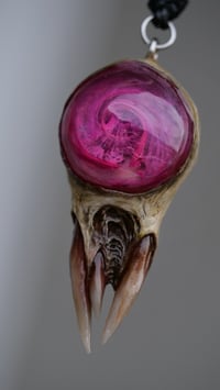 Image 7 of  Magenta Wave Snaggletooth Pendant