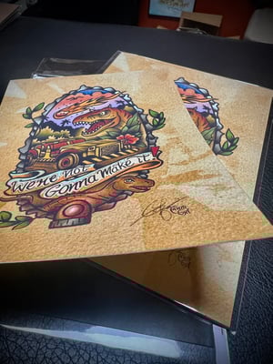 Image of 5x7" "Dinosaur" Ride Attraction Flash Print