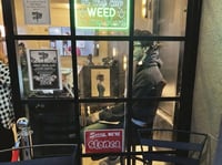 Image 1 of Sorry We’re Stoned Metal Sign
