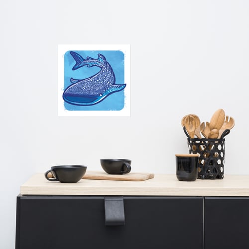 Image of Wallis Whale Shark Giclee Poster