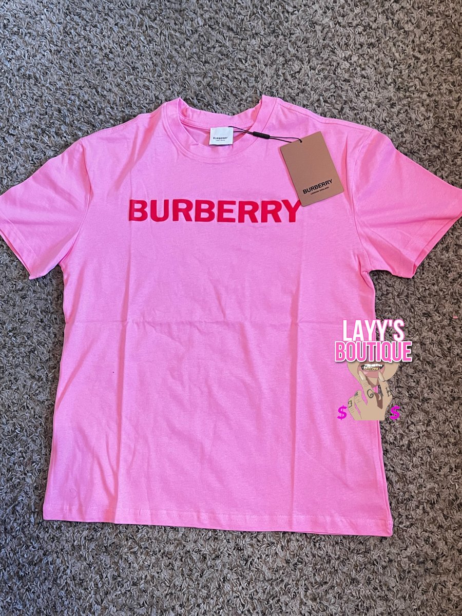 Pink Burberry T Shirt | Layys Closet