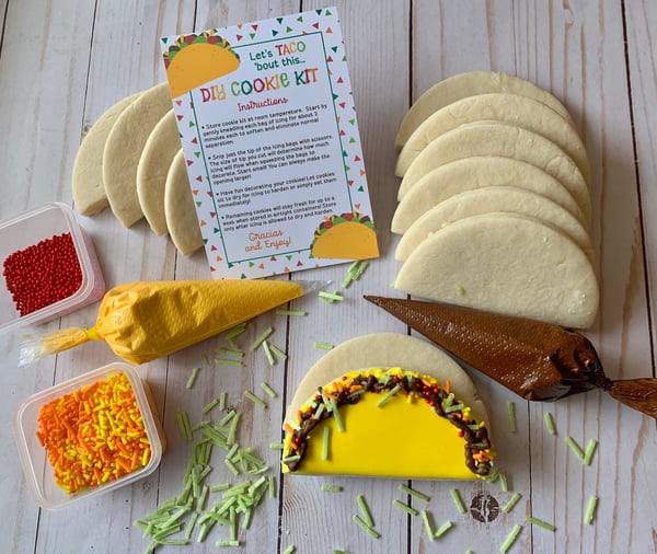 Image of Taco Cookie Decorating Kit
