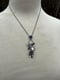 Image of AB Stargazer Hydrangea Victorian Style Chain Necklace