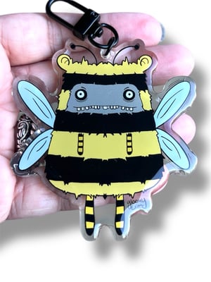 Yellow Gloombeez Keychain