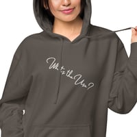 Image 1 of What's The Use Embroidered Unisex Pigment-Dyed Hoodie