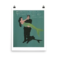 Image 1 of MERMAIDING POSTER