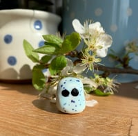 Image 3 of Mini Egg Guys Small (Pale Blue or Lilac) standing decoration