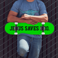 Image 3 of 8 1/8" (JESUS SAVERS BRO.) Skateboard 