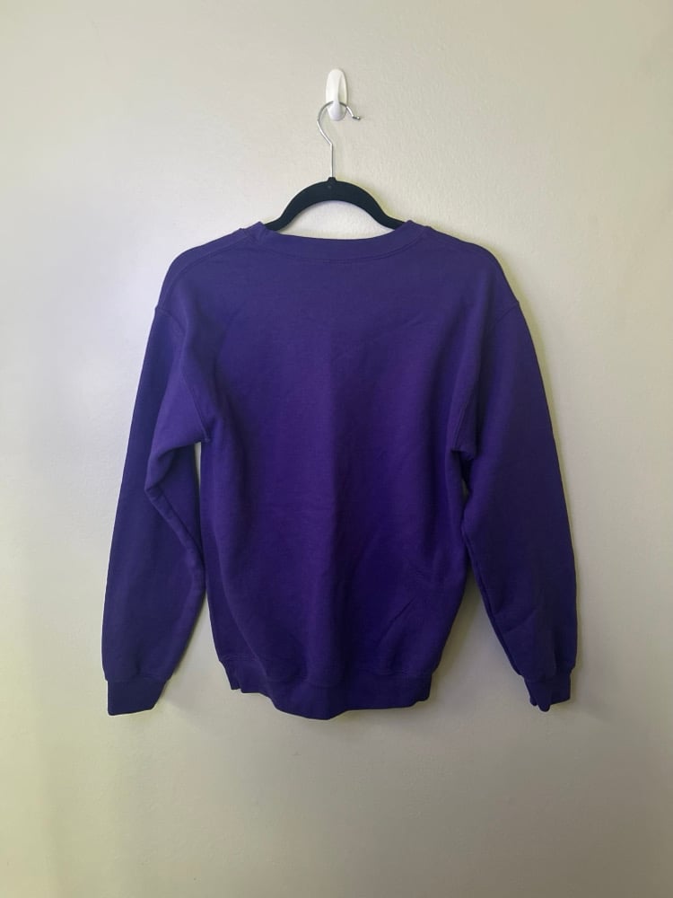Image of SEUSSICAL PURPLE SWEATER -S