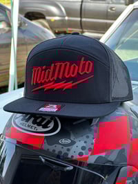 Midmoto 7 Panel Hat Black