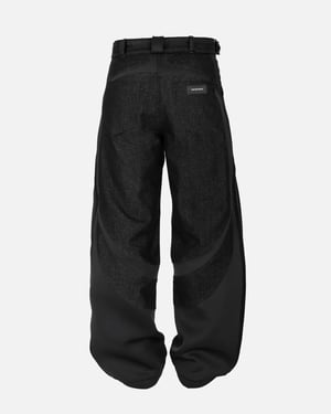 Image of KRYSVINCZI - Werk Denim Pants Black