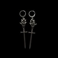 Chunky Sword Earrings