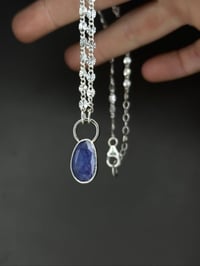 Image 1 of Tanzanite Starburst chain necklace 
