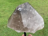 Image 11 of Smoky Quartz With Rainbows On Display Stand Statement Piece #1456