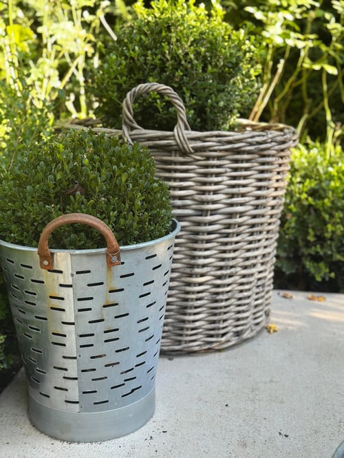 Image of Vintage Turkish Olive Bucket 