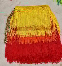 Image 3 of Fringe clutch bag