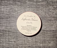 Saffron & Tobacco|Solid lotion bar