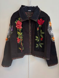 Image 1 of Red rose jacket (s-xl)