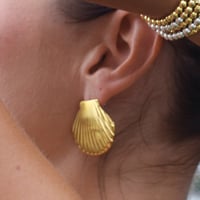 Seashell Statement Earrings 