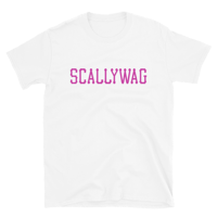 Image 3 of SCALLYWAG PINK SCRIPT CREW T (5 color ways)