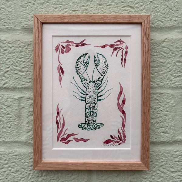 Image of £50 originals - Lobster watercolour