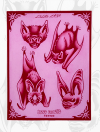 Image 1 of Bats Flash Sheet