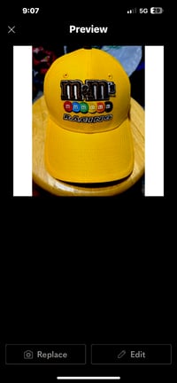 Image 1 of M&M NASCAR Racing Fitted Hat