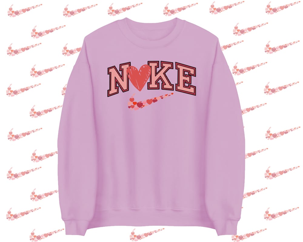 Image of Pink Valentine SW00SH Crewneck Sweater