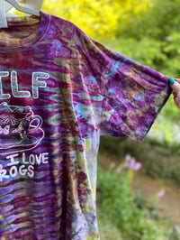 Image 3 of XL MILF Man I Love Frogs Tie Dye Shirt D9