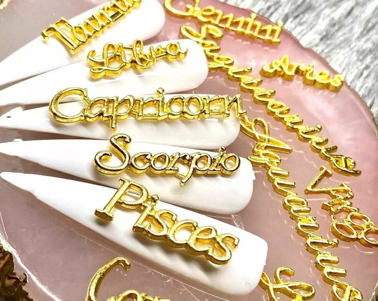 Zodiac Nail Charms | Uniquely Created Bling