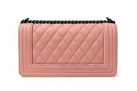 Image 2 of Quilted Shoulder Bag with Metal Chain Trim and Wallet