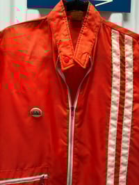 Image 5 of VINTAGE ORANGE WINDBREAKER US BOMBS PIN OG