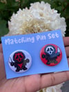 Ghostface Matching Pin Set