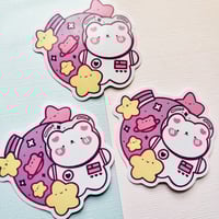Image 3 of Astro Bear Vinyl Sticker