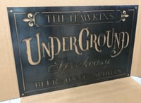 Image 3 of Underground Speakeasy Bar Sign