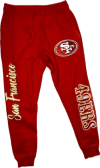 Red 49ers Joggers