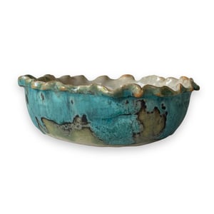 Image of SCALLOPED RIM SERVING BOWL