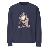 Image 5 of Men HEALING PROCESS Premium heavyweight long sleeve shirt