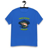 Image 3 of Unisex classic tee, Fresh Water Hunter T-Shirt | Fishing Trout Outdoor Graphic Tee