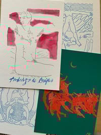 Image 5 of X4 Pack Prints -green