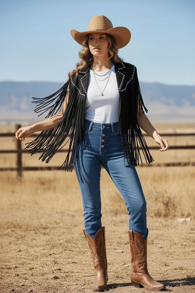 Image of BLACK STUDDED SHRUG