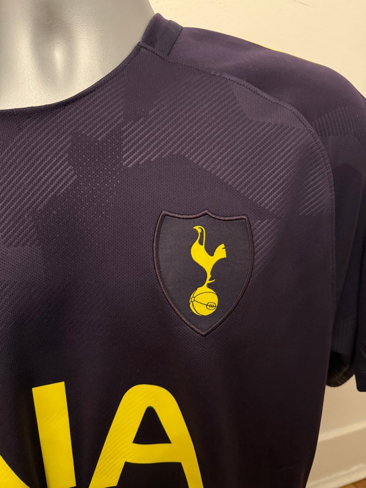 Image of PRE ORDER: Tottenham Hotspur “LLORENTE 18” 2017/18 Third Shirt + UCL patches (XL)