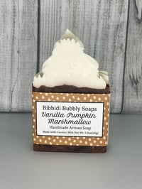 Image 1 of Vanilla Pumpkin Marshmallow Frosted Soap