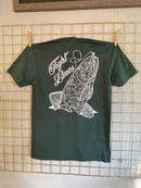 Image 1 of Tattooed Trout- Hunter Green