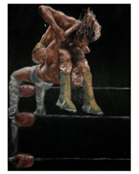Image 1 of Print - Kota Ibushi V. Kenny Omega, Nippon Budokan Peter Pan ‘12