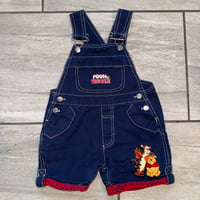 Image 1 of Vintage Winnie The Pooh Shortalls size 24 months 