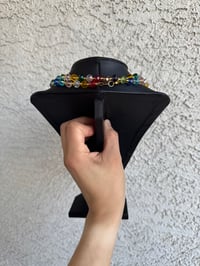 Image 5 of Golden Spectrum Wrap Around Necklace 