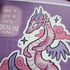 Cute Dragon - A6 vinyl sticker Image 2