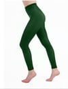  FOOTLESS FOREST GREEN OPAQUE TIGHTS