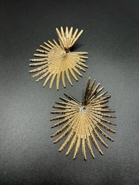 Image 1 of Geometric Dangle Shape Earrings 